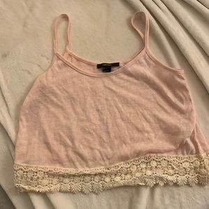 Light pink forever 21 tank top size small